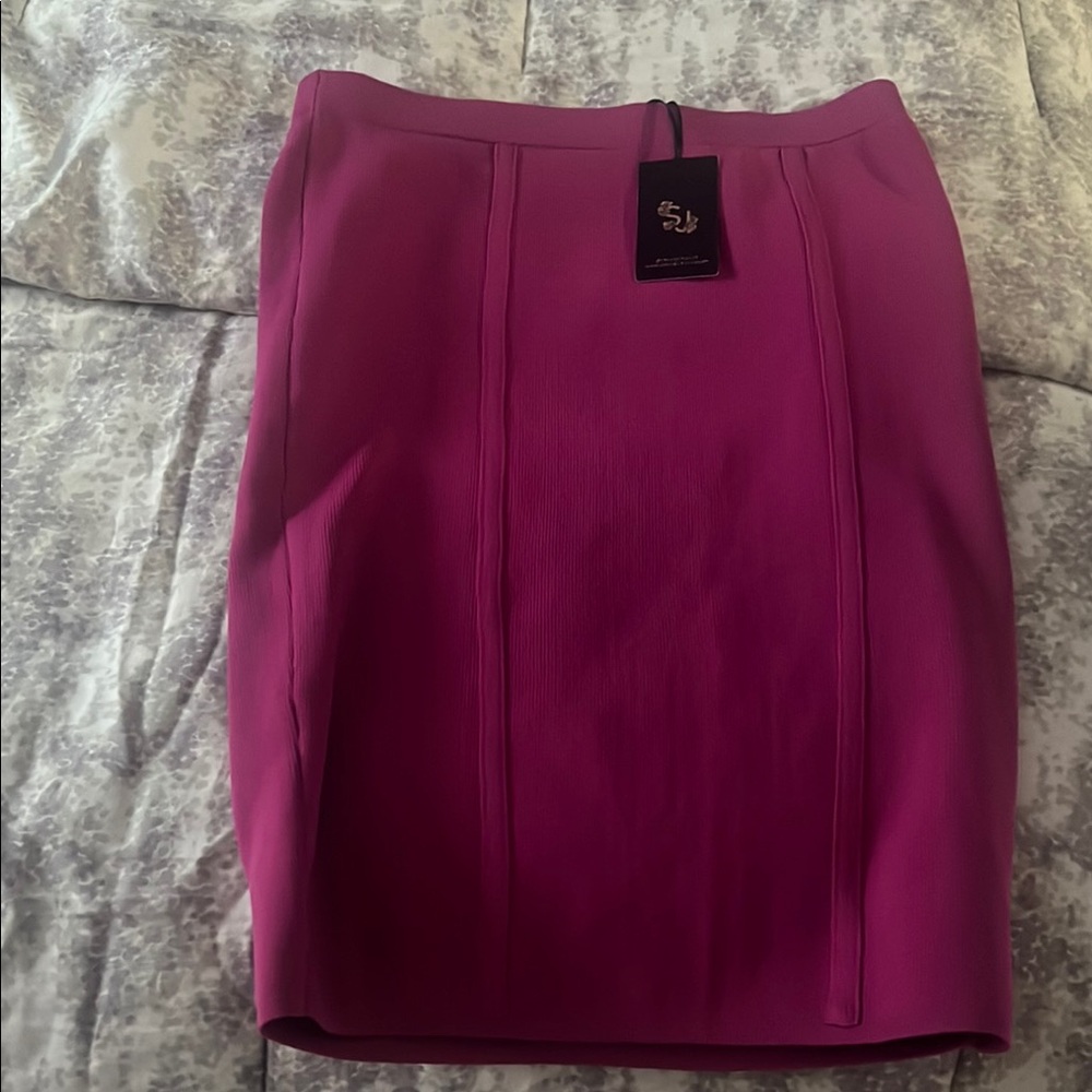 Sincerely Jules Fuchsia Pencil Skirt